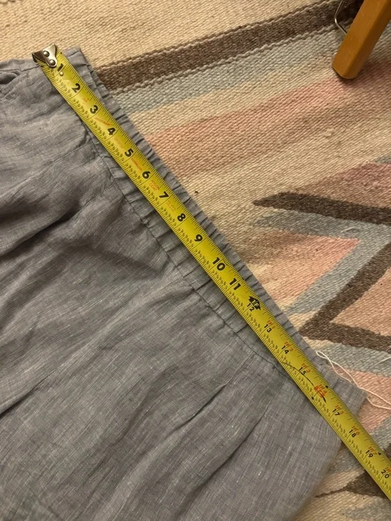 Eileen Fisher Linen Crip Pants Sz L - Picture 5 of 6